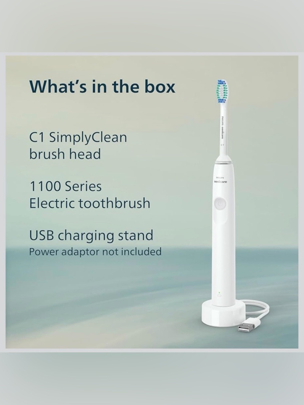 Philips Sonicare 1100 White Electric Toothbrush – NEW - Picture 3 of 9